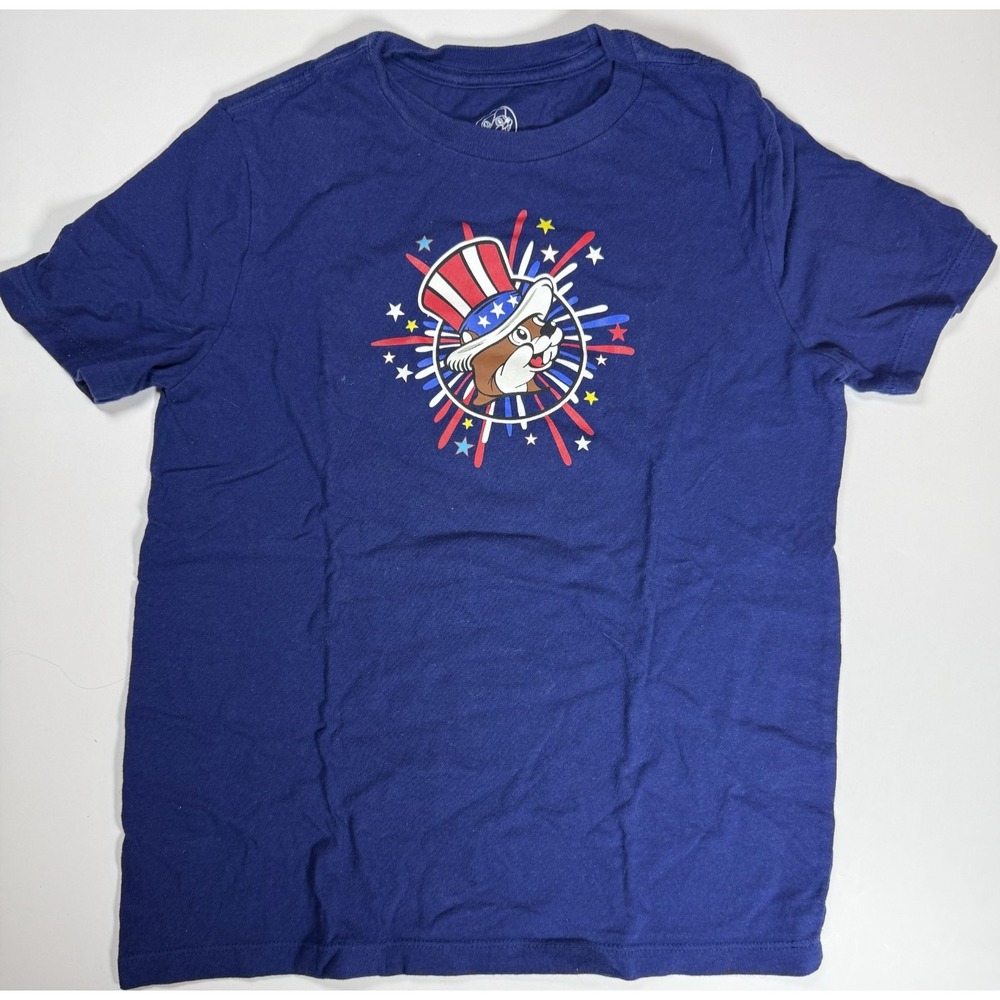 Buc-ee's Land Of The Free Patriotic T Shirt Youth Medium YM